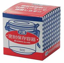 アデリア キャニスター 保存瓶 抗菌密封保存容器 550ml [果実酒瓶/ガラス瓶/梅瓶/密閉容器] M-6687_画像2