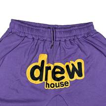 DREW HOUSE ドリューハウス ロゴプリント ショート ハーフパンツ (パープル) (XL) [並行輸入品]_画像3