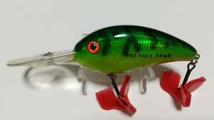 ４　ファットフリーシャッド BD7F 3/4oz 7.6ｃｍ Fat Free Shad ディープ DEEP フラットサイドクランク BOMBER プラドコ BOX保管の未使用品