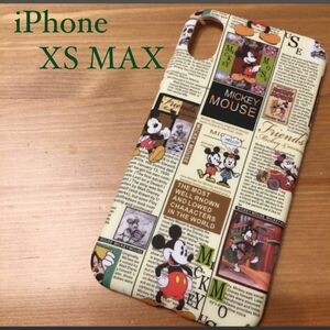 iPhoneケース　XS MAX ミッキー/ミニー/コミック/レトロ ディズニー ハードケース