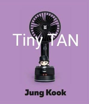 公式 BTS TinyTAN【JUNGKOOK】ハンディ&クレードル　扇風機