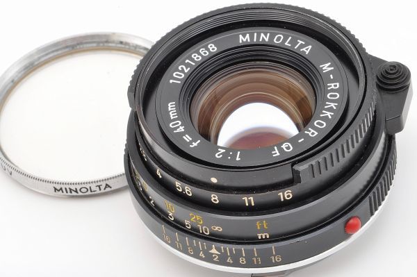 ヤフオク! -「minolta m-rokkor 40mm f2」の落札相場・落札価格