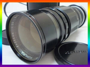 KOMURA コムラ 200mm f3.5 ー単焦点 望遠レンズ Sankyo Kohki 日本製 キャップ フィルター SL39UV 62mm 昭和 激レア ケース マニア_Q33