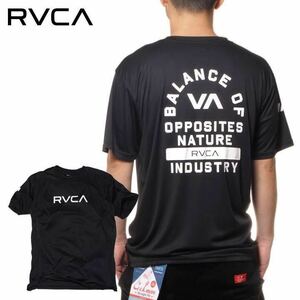 Lサイズ RVCA ルーカ 半袖 ラッシュTシャツ ラッシュガード 水陸両用 格闘技 ルカ 水着 黒