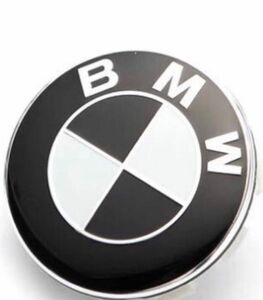 BMWエンブレム82mm黒白