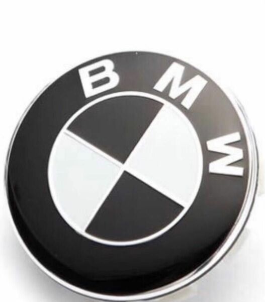 BMWエンブレム82mm 黒白