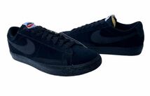 デッド!! 限定!! 15年 NIKE BLAZER PRM VNTG ナイキ ブレザー スエード ビンテージ 黒 × 灰 us 9.5 / 27.5 ㎝_画像2