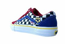 極美品!! レア!! VANS PRO OLD SKOOL バンズ プロ オールドスクール ブライトン・ゾイナー チェッカー レッド ブルー us 8 / 26 ㎝_画像6