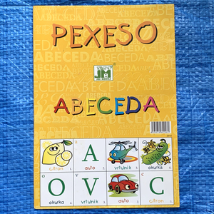 チェコの絵合わせゲーム PEXESO ABECEDA 210x297(mm)