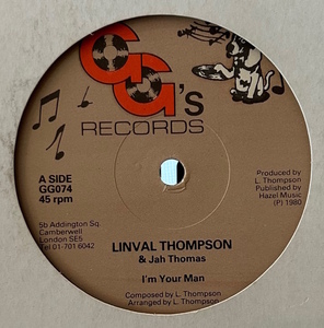 Linval Thompson & Jah Thomas - I'm Your Man / Rastafari Is My Religion / 両面共にキラーなレア12インチ！