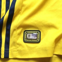 トルコリーグ! adidas フェネルバフチェSK ディラル サッカー ゲームシャツ ユニフォーム 半袖 17番 イエロー 黄色 M メンズ 古着 希少_画像5