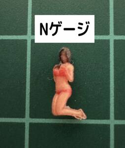 Nゲージ★女子高生★jk★フィギュア★リアルフィギュア★完成品★1/64より小★鉄道模型★ジオラマに★レイアウトに★ミニチュアイメージ