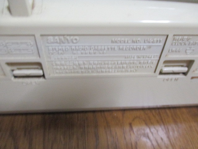 1円 SANYO U4S STEREO RADIO CASSETTE RECORDER カセットレコーダー