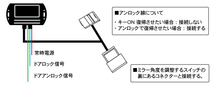 ドアミラー 自動 格納 開閉 キーレス 車 日産 NISSAN 用 マーチ K13 用_画像3