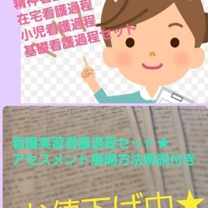 お値下げ中★母性看護過程 精神看護過程 小児看護過程 在宅看護過程 基礎看護アセスメント★