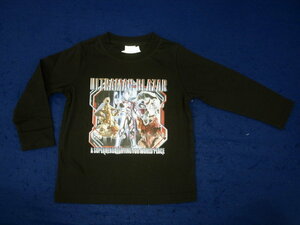 新品　100　ウルトラマンブレーザー　長袖Ｔシャツ　黒　レターパック発送（代引き不可）ER9157