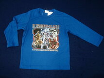 新品　130　ウルトラマンブレーザー　長袖Ｔシャツ　青　レターパック発送（代引き不可）ER9157_画像1