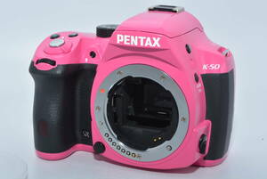 [ finest quality goods ] RICOH digital single‐lens reflex PENTAX K-50 body pink #5939