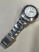 稼働品 シチズン エコドライブ CITIZEN 電波ソーラー腕時計 A412-T005471Y_画像3