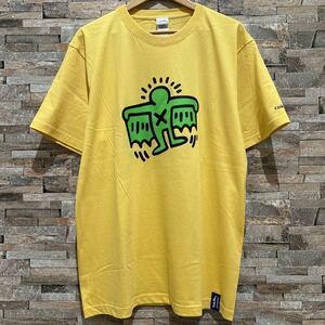 TE/Keith Haring アートTシャツ イエロー KH-KH2310　XLサイズ