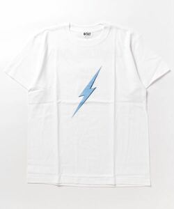 TE/LIGHTNING BOLT WHITE TEE LB-LB2305　Lサイズ