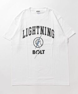 TE/LIGHTNING BOLT WHITE TEE LB-LB2303　Lサイズ