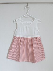 ベビー　キッズ　無印良品　夏服　女の子　100cm ワンピース　