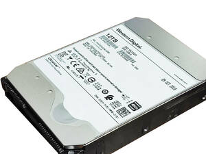 【中古パーツ】 Western Digital HUH721212AL4200 3.5インチ 4Kn SAS ハードディスク 12TB HDD 1台T 正常/健康品　■ HUH721212AL4200