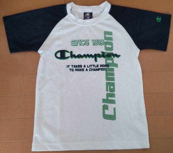 送料無料！Champion(チャンピオン)ドライメッシュ半袖Tシャツ/キッズ・子供用/男の子/140サイズ