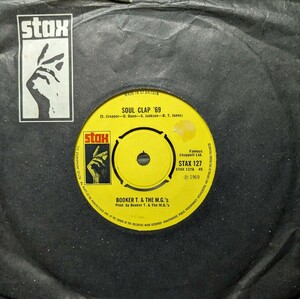 ◎特選◎BOOKER T.&THE M.G.'s /SOUL CLAP '69 1969'UK STAX7INCH