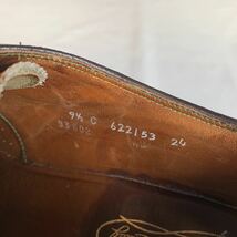 70s FLORSHEIM KENMOOR LEATHER SHOES FLORSHEIM IMPERIAL ヴィンテージ フローシャイム ケンムール 革靴 インペリアル 緑窓 60s 送料無料_画像8