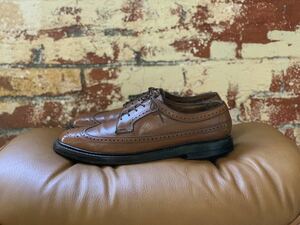 70s FLORSHEIM KENMOOR LEATHER SHOES FLORSHEIM IMPERIAL ヴィンテージ フローシャイム ケンムール 革靴 インペリアル 緑窓 60s 送料無料