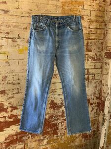 80s Levi's 517 DENIM PANTS ヴィンテージ ビンテージ リーバイス517 デニムパンツ ブーツカット オレンジタブ アメカジ 70s