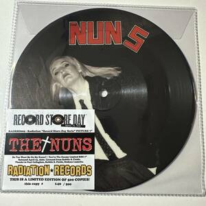 The Nuns - Do You Want Me On My Knees? ☆イタリア Record Store Day 限定７″☆SEX PISTOLSウィンターランドで前座をしたバンド