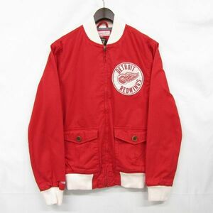 サイズ S VINTAGE HOCKEY NHL Detroit Red Wings ブルゾン ジャケット ホッケー レッド ウィング 古着 ビンテージ 3AU2507