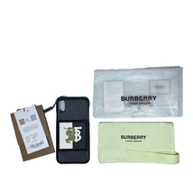 【未使用保管品】BURBERRY バーバリー スマホケース iPhoneケース アイフォンケース iPhoneＸ/ＸＳ レザー ブラック ホワイト カーキ_画像7