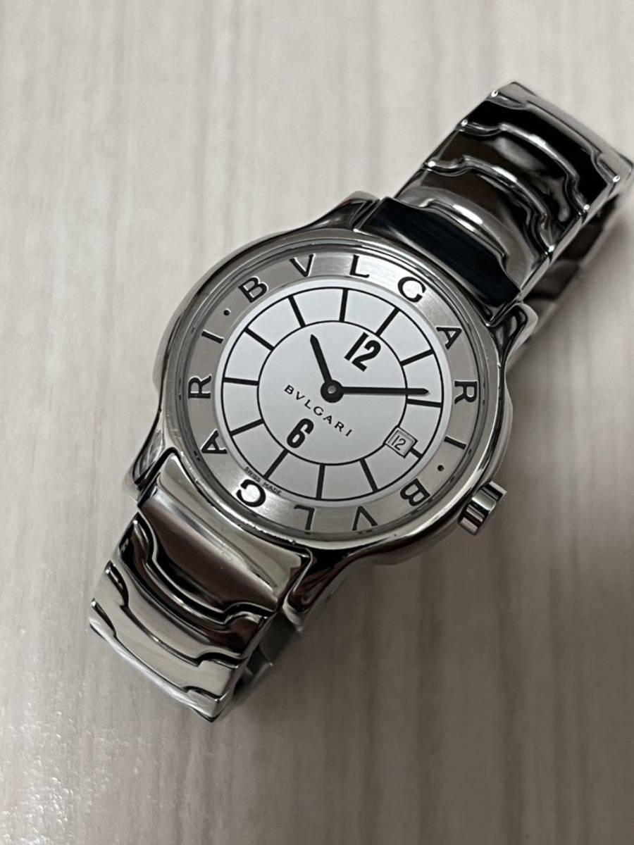 ヤフオク! -「BVLGARI 腕時計 ソロテンポ ST29S レディース 白」の落札