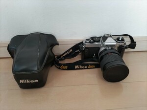最終値下げ！ 昔の高級一眼レフカメラ！ Nikon ニコン FE ZOOM LENS レンズ付き！カバー付き！