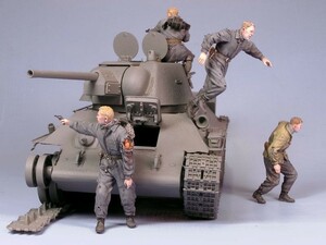 タンクモデル T-35101 1/35 ロシア 戦車兵 「脱出」 冬 42-45 2体