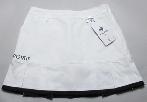  Le Coq /le coq sportif Golf inner attaching stretch skirt Lady's regular price 14300 jpy /11(66-68)/QGWTJE30/ new goods / white 