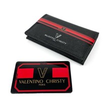 VALENTINO CHRISTY バレンチノクリスティ PUレザー 名刺入れ カードケース_画像2