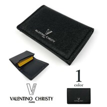 VALENTINO CHRISTY バレンチノクリスティ PUレザー 名刺入れ カードケース_画像1