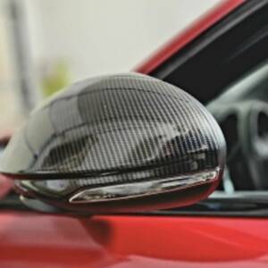  door mirror cover ALFA ROMEO Alpha Romeo car exterior carbon black black Giulia 2017 2018 2019 2020 new goods free shipping adhesive tape 