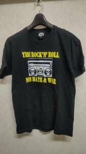 ★THE MODS★Tシャツ　黒　Ｌサイズ★YES！ ROCK'N'ROLL　NO！ HATE＆WAR★ザ・モッズ　森山達也★
