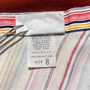 70’s Jantzen ストライプ ラップスカート 検索: 古着 ジャンセン ビンテージ Made in USA 70年代 巻きスカートの画像8
