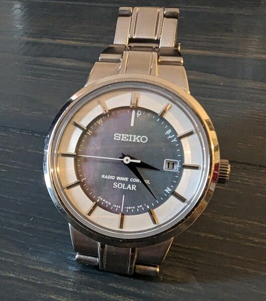 【難あり】SEIKO レア スピリットSSDY007ソーラー腕時計 チタン シェル