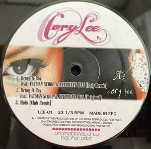 プロモ盤 Cory Lee / Bring It Boyこの盤だけのリミックス12inch盤その他にもプロモーション盤 レア盤 人気レコード 多数出品。