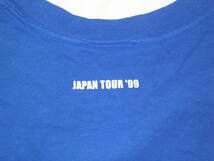 希少 レア 中古品(2~3回着用) 90s 当時物 ヴィンテージ SNUFF スナッフ JAPAN TOUR '99 バンド Tシャツ Mサイズ 青_画像5