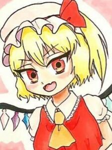 Art Auction Illustration dessinée à la main Consignation Touhou Project Flandre Scarlet, des bandes dessinées, produits d'anime, illustration dessinée à la main