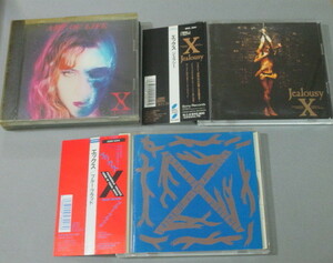 CD◆X/X JAPAN　BLUE BLOOD/JEALOUSY/ART OF LIFE 3枚セット帯付 ブルー・ブラッド/ジェラシー/アート・オブ・ライフ　